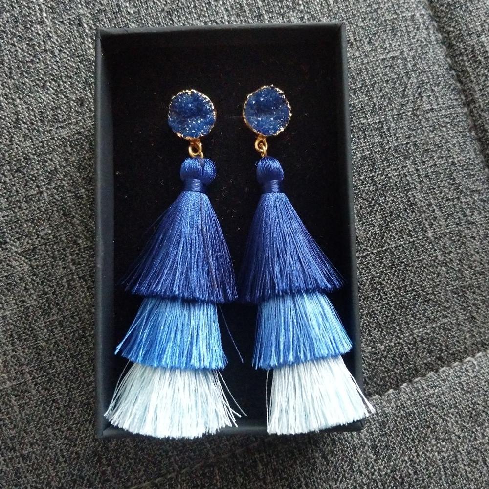 Two Sets Of Tassel Earrings